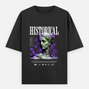 Historical Bloom  Oversized T- Shirt