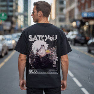 Gojo Satoru - Vibe Drop | Oversized Anime T-Shirt